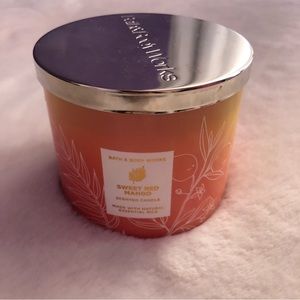 NEW Unburned BBW Sweet Red Mango Candle